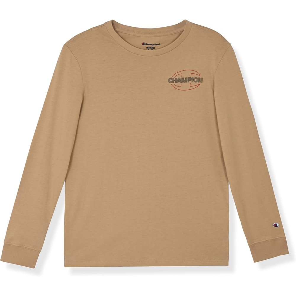 image:imageChampion Mens Heritage Short Sleeve Tee Mens TShirts Vintage Shirts Mens Tee Shirts GraphicsSignature Khaki