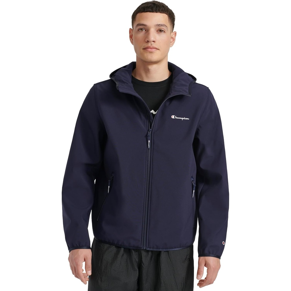 image:imageChampion Mens Lightweight Active Soft Shell Jacket With HoodPeacoat