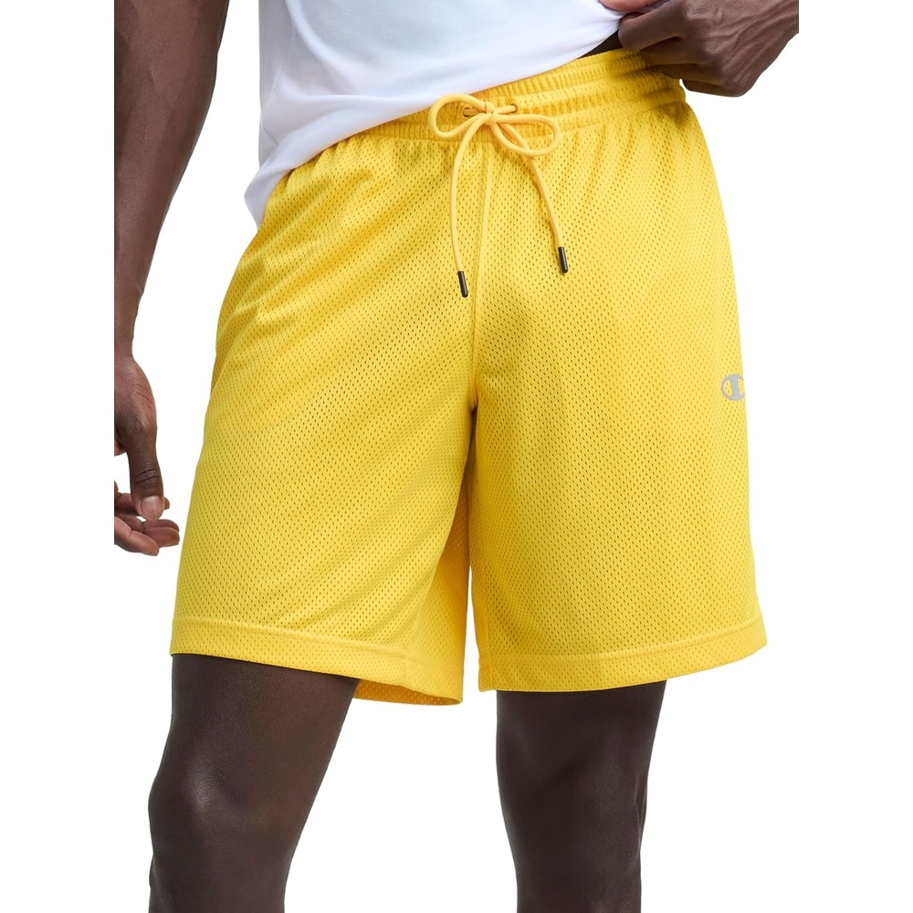 image:imageChampion Mens Performance 9 Mesh Shorts Standard Fit Lightweight Available in Regular and Big amp TallFreesia C Logo