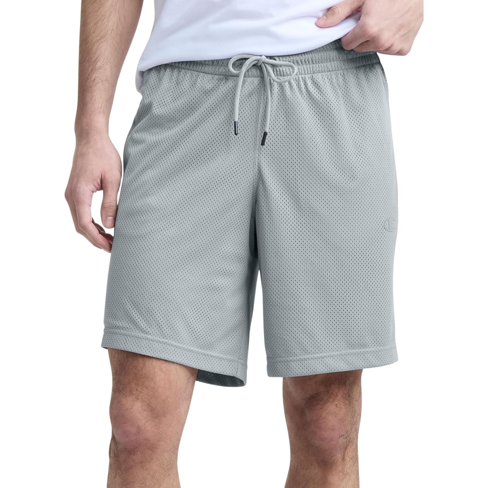 image:imageChampion Mens Performance 9 Mesh Shorts Standard Fit Lightweight Available in Regular and Big amp TallQuarry C Logo
