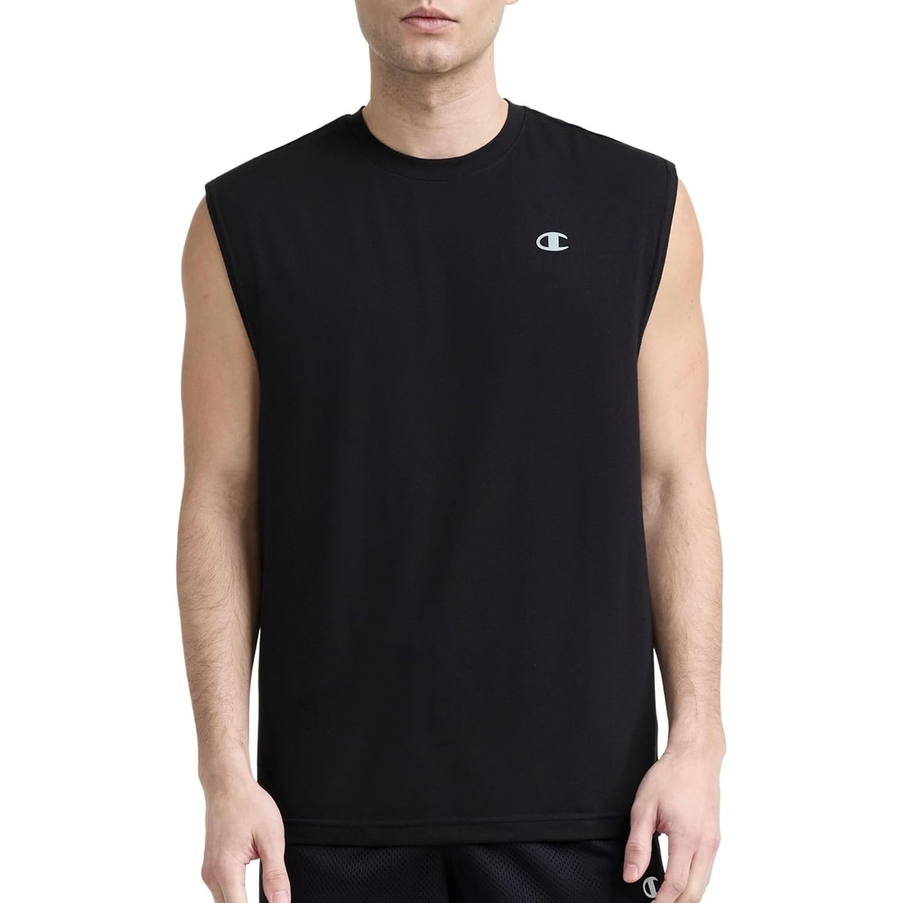 image:imageChampion Mens Performance Sport Crewneck Muscle Tee Standard Fit Lightweight Breathable Available in Regular and Big amp Tall