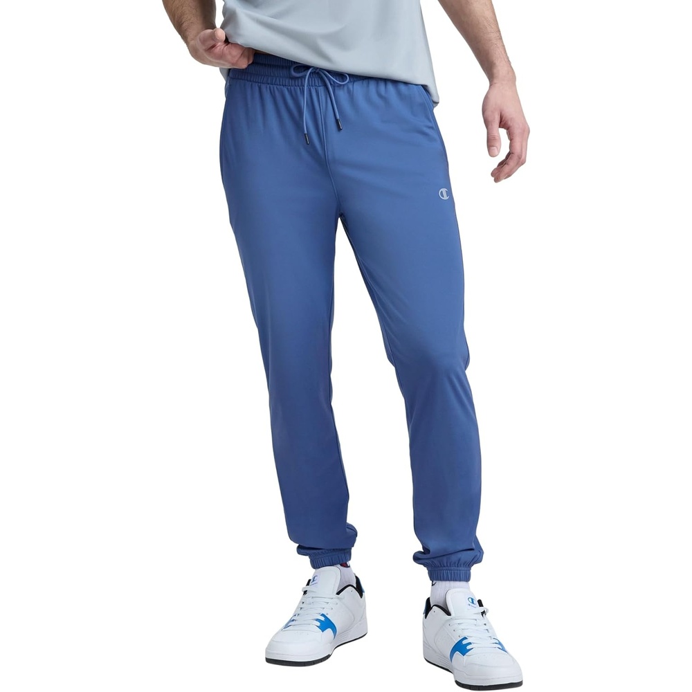 image:imageChampion Mens Sport Sweatpants Standard Fit Lighweight Moisture WickingCoastal Fjord C Logo Updated
