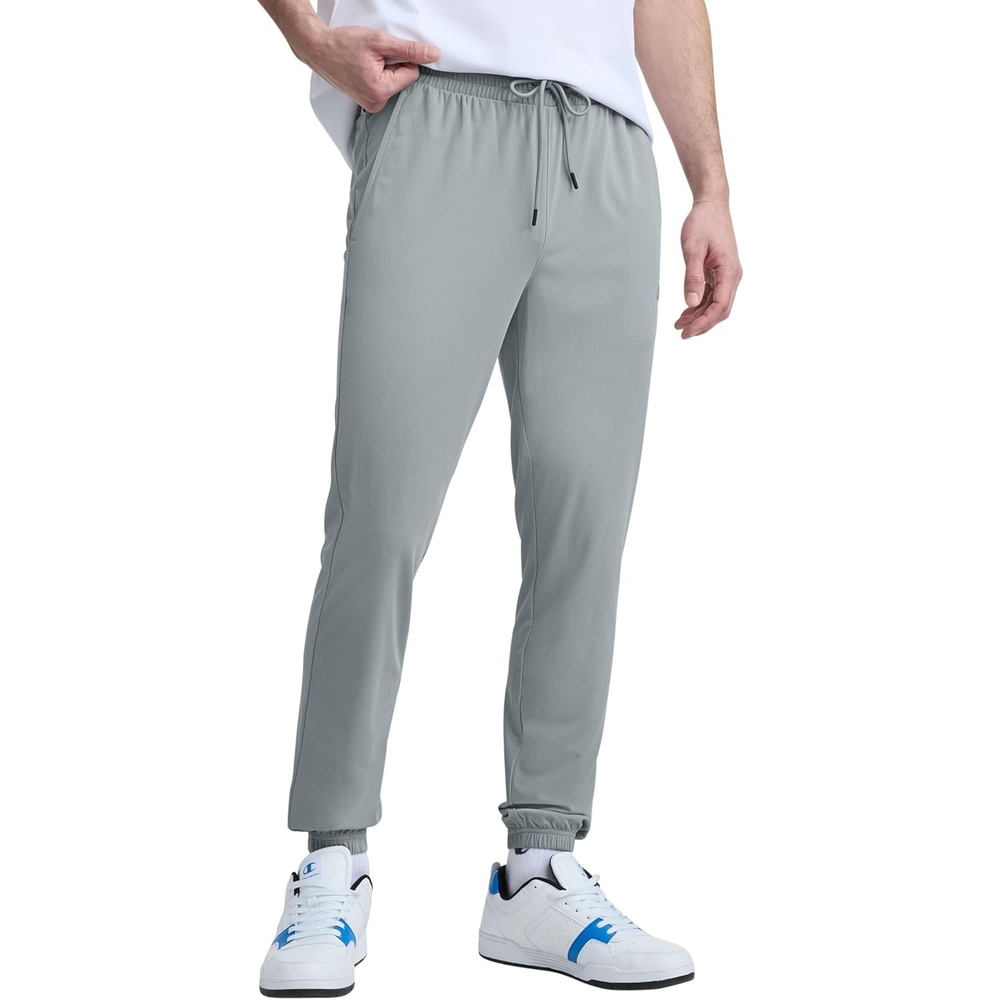 image:imageChampion Mens Sport Sweatpants Standard Fit Lighweight Moisture WickingQuarry C Logo Updated