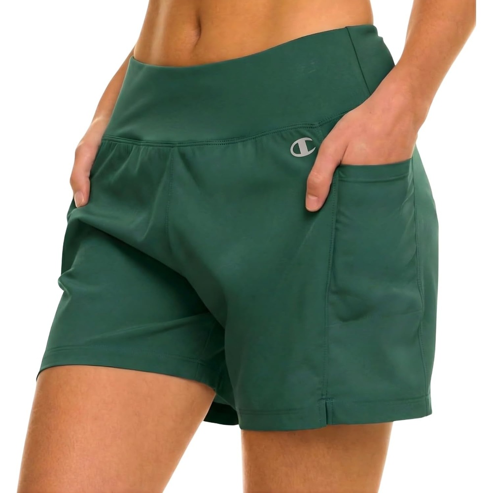 image:imageChampion Swim Board Shorts for Women 57 Swim Shorts Women with Pockets for Beach Pool SummerMystic Green