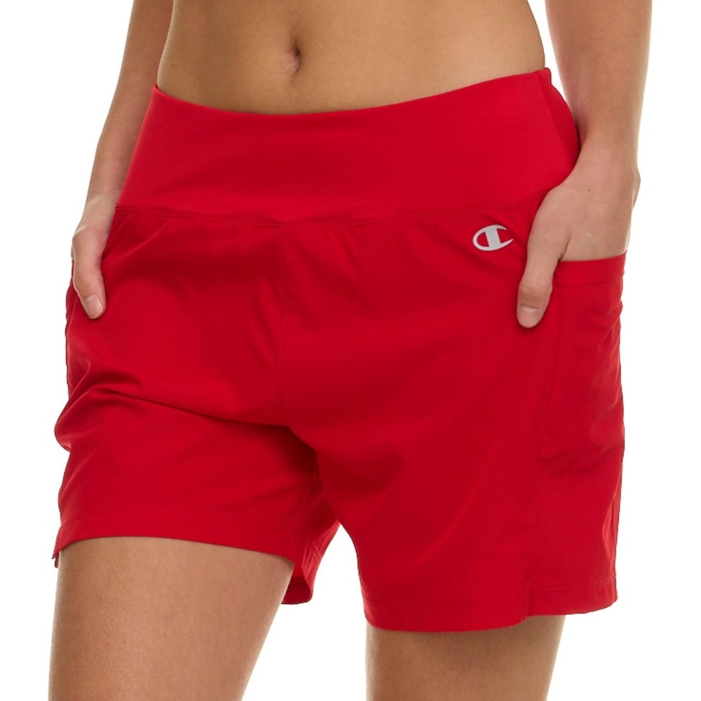 image:imageChampion Swim Board Shorts for Women 57 Swim Shorts Women with Pockets for Beach Pool SummerRed