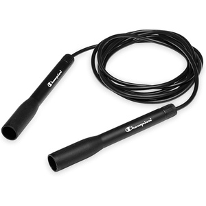 Champion Classic Exercise Jump Rope, Adjustable 9 Ft Speed Rope for Adult Fitness, Skipping Rope for Endurance, Coordination(Black)