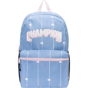 Champion Kids’ Merit Backpack with Padded Straps, Water Bottle Pocket and Laptop Compartment for Daily Use, Grey/White, One Size(Endless Sky/White/Rose)
