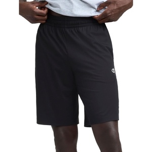 Champion Men’s 10″ Sport Knit Shorts, Slim Fit, Lightweight(Black – C Logo)