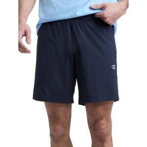 Champion Men’s 7″ Sport Knit Shorts, Slim Fit, Lightweight(Deep Navy – C Logo)