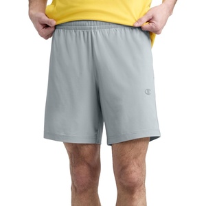 Champion Men’s 7″ Sport Knit Shorts, Slim Fit, Lightweight(Quarry – C Logo)