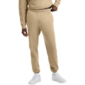 Champion Men’s Cinched-Bottom Lounge Pants, Standard Fit, Lightweight, Available in Regular and Big & Tall(Western Khaki)