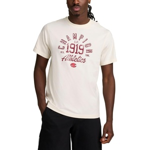 Champion Men’s Classic Graphic Short Sleeve T-Shirt, Standard Fit, Modern Retro Gothic ’19 Graphic(Unbleached Cotton – Champion 1919)