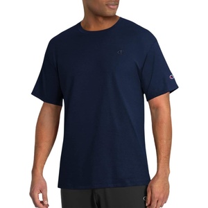 Champion Men’s Classic Short Sleeve T-Shirt, Standard Fit, Midweight 100% Cotton, Available in Regular and Big & Tall(Deep Navy)