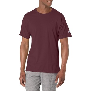 Champion Men’s Classic Short Sleeve T-Shirt, Standard Fit, Midweight 100% Cotton, Available in Regular and Big & Tall(Maroon)