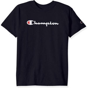 Champion Men’s Heritage Short Sleeve Tee, Men’s T-Shirts, Vintage Shirts, Men’s Tee Shirts, Graphics(Navy)