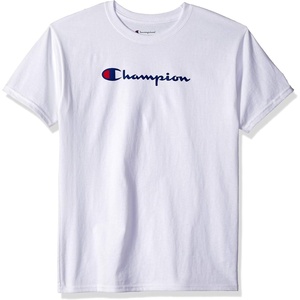 Champion Men’s Heritage Short Sleeve Tee, Men’s T-Shirts, Vintage Shirts, Men’s Tee Shirts, Graphics(White)