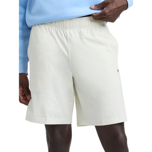 Champion Men’s Lounge Shorts, Standard Fit, 9 Inch Inseam, Lightweight 100% Cotton, Available in Regular and Big & Tall(Unbleached Cotton)