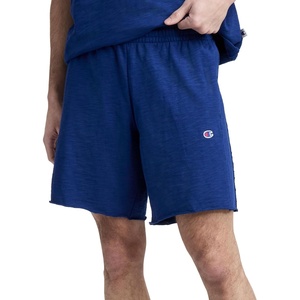 Champion Men’s Modern Retro 100% Washed Cotton 9″ Shorts, Standard Fit(Blue Depths)