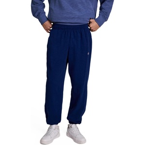 Champion Men’s Modern Retro 100% Washed Cotton Pants, Loose Fit(Blue Depths)