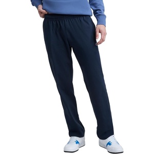 Champion Men’s Open-Bottom Lounge Pants, Standard Fit, Lightweight, 100% Cotton, Available in Regular and Big & Tall(Deep Navy)