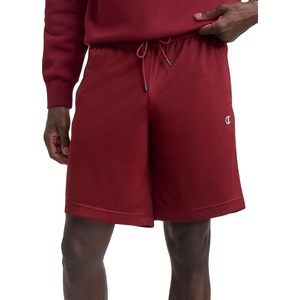 Champion Men’s Performance 9″ Mesh Shorts, Standard Fit, Lightweight, Available in Regular and Big & Tall(Pomegranate – C Logo)