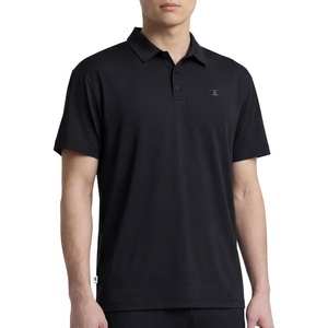 Champion Men’s Performance Sport Polo, Standard Fit(Black – C Logo)