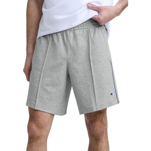 Champion Men’s Pintuck 9″ Short with Piping, Standard Fit(Oxford Gray Heather)