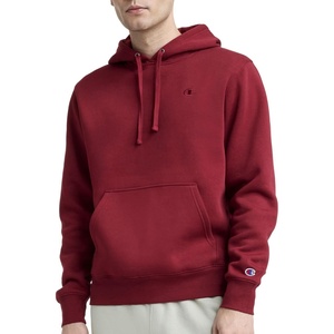 Champion Men’s Pullover Fleece Hoodie, Standard Fit, Midweight, C Logo, Available in Regular and Big & Tall(Pomegranate)