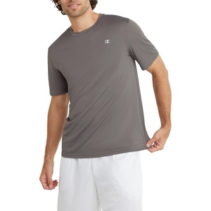 Champion Men’s T-shirt, Sport Tee, Moisture Wicking, Anti Odor, Athletic T-shirt for Men (Reg. Or Big & Tall)(Stone Gray)