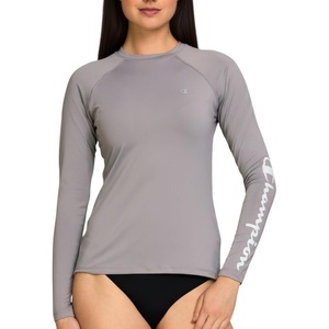 Champion Rash Guard for Women, Womens Rash Guard Long Sleeve Shirts, Rashguard Swim Shirt Women UPF 50+ SPF & UV Protection(Grey)