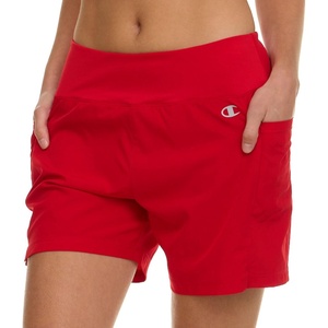 Champion Swim Board Shorts for Women, 5″/7” Swim Shorts Women with Pockets for Beach, Pool, Summer(Red)