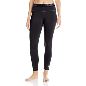 Duofold Women’s Mid Weight Fleece Lined Thermal Legging(Black)