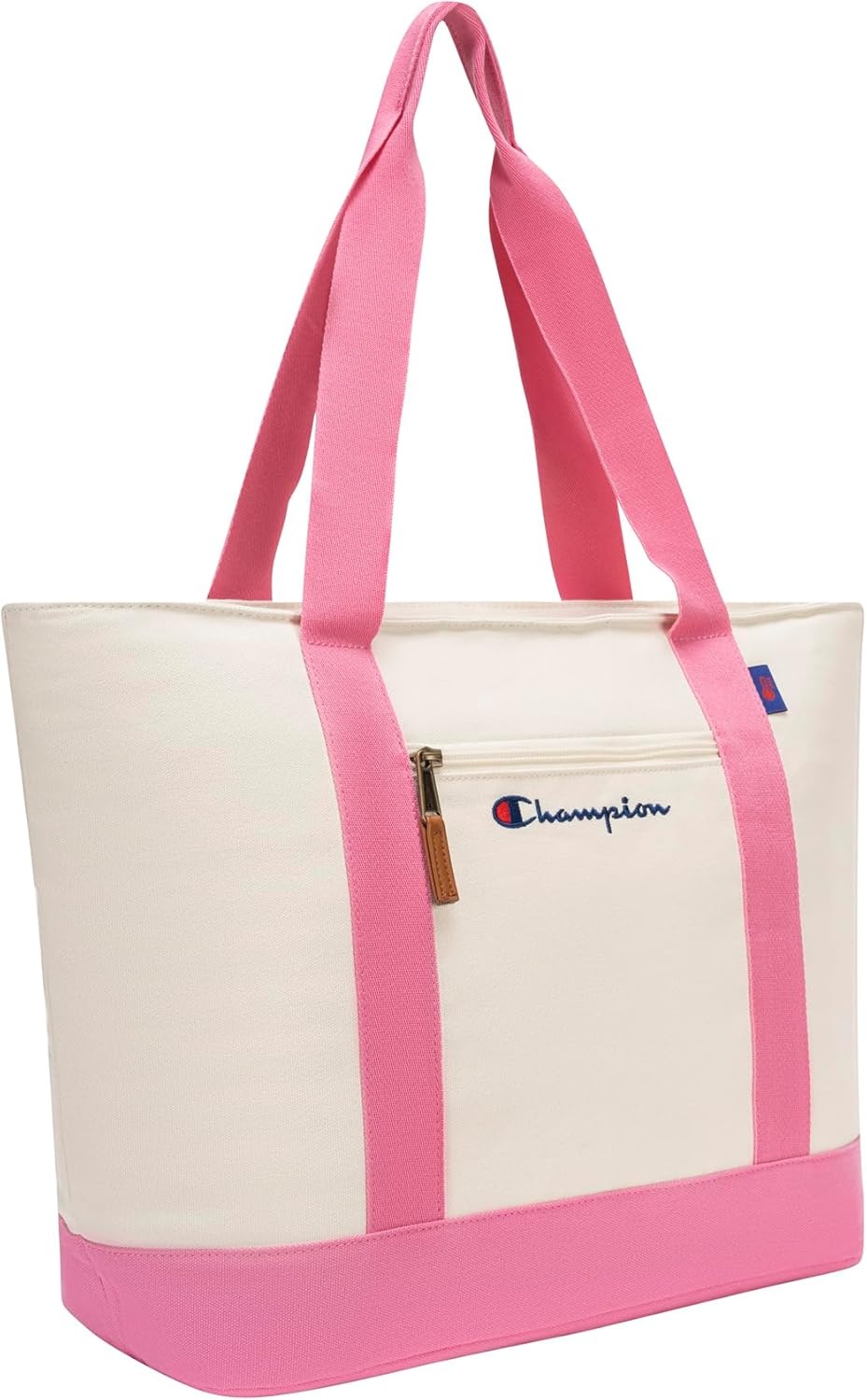 image:imageChampion Classic Canvas Insulated Market Tote with Bottle Opener Zip Pocket CottonPink Cosmos One SizeCottonPink Cosmos