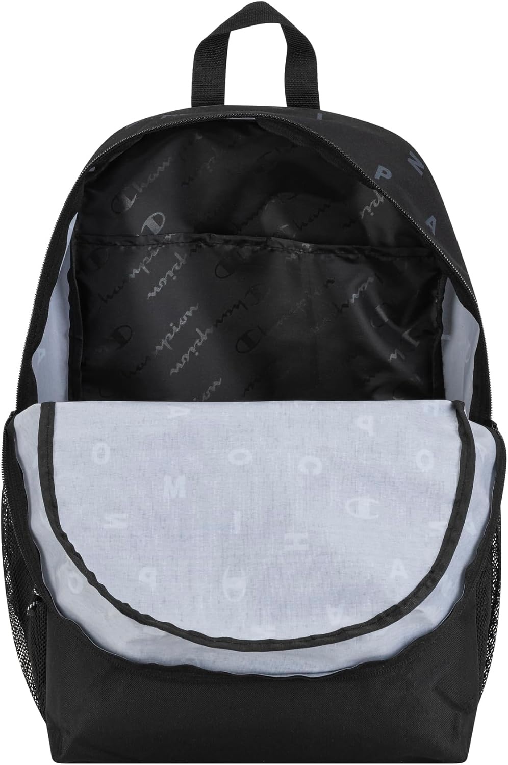 image:imageChampion Kids Merit Backpack with Padded Straps Water Bottle Pocket and Laptop Compartment for Daily Use Coral One SizeBlackGrey