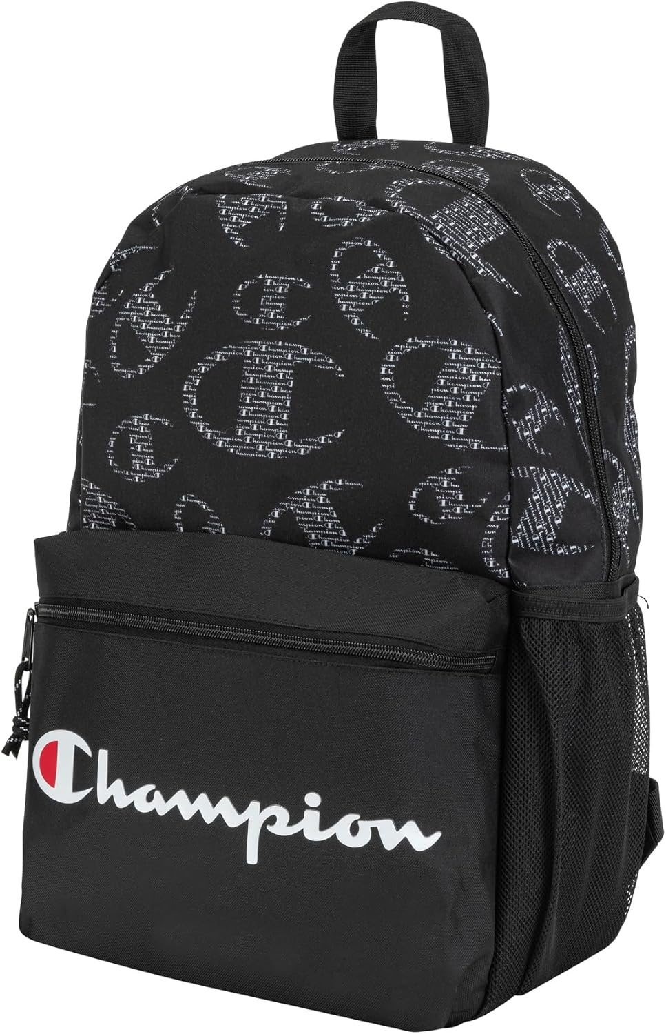image:imageChampion Kids Merit Backpack with Padded Straps Water Bottle Pocket and Laptop Compartment for Daily Use Coral One SizeBlackWhite