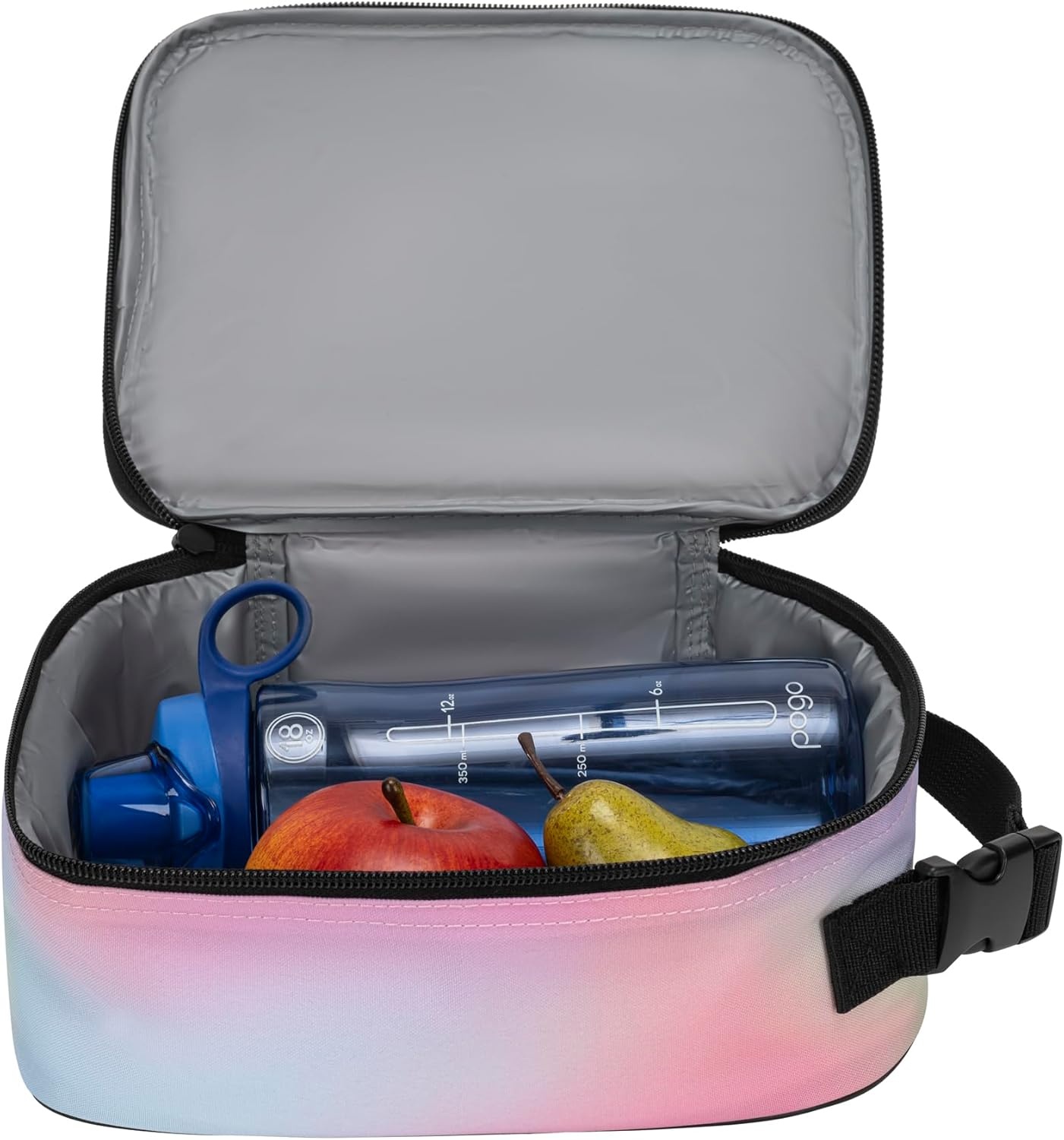 image:imageChampion Kids Merit Insulated Lunch Box with Carry Handle No Leak Cooler Bag for Daily Use Pink HeatherDark HeatherHot Pink One SizePink HeatherDark HeatherHot Pink