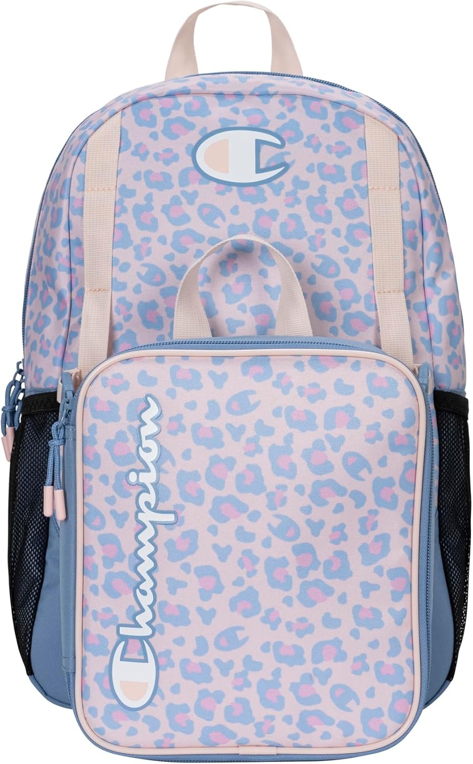 image:imageChampion Kids Mode 2Piece Backpack and Insulated Lunch Box Combo Set with Laptop Compartment Padded Straps Water Bottle Pocket for Daily Use Endless SkyRose One Size