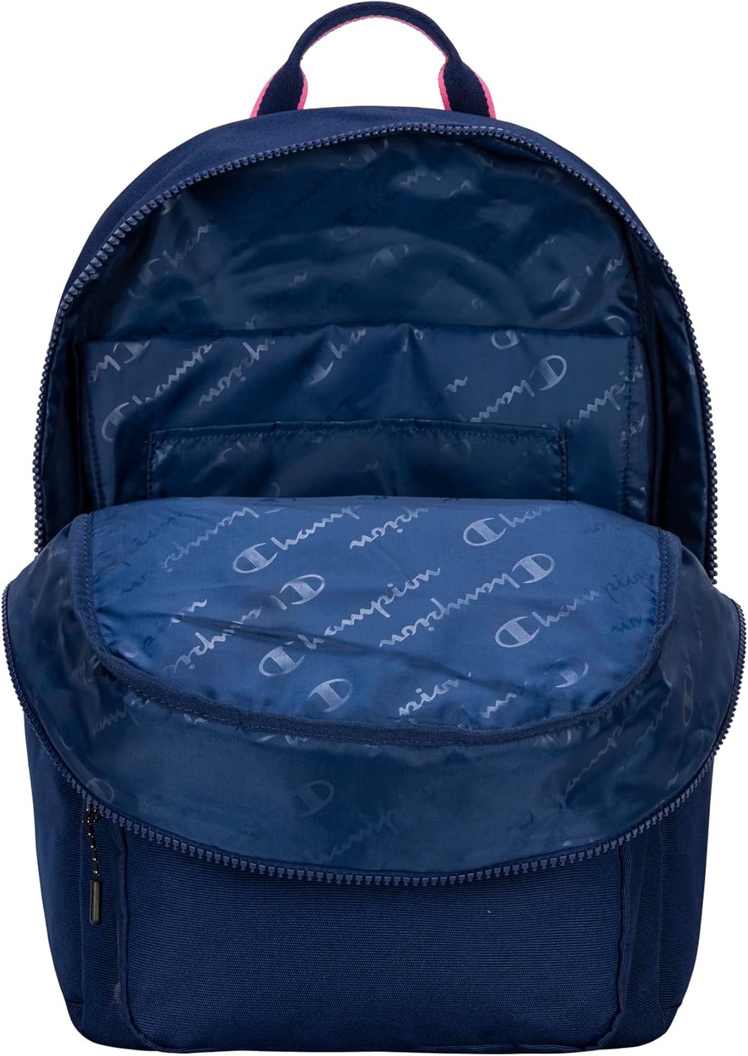 image:imageChampion Steady Laptop Backpack with Padded Adjustable Straps Water Bottle Pockets for Work Travel Commute Ballerina SlipperFuchsia One SizeBlue DepthsPink Cosmos