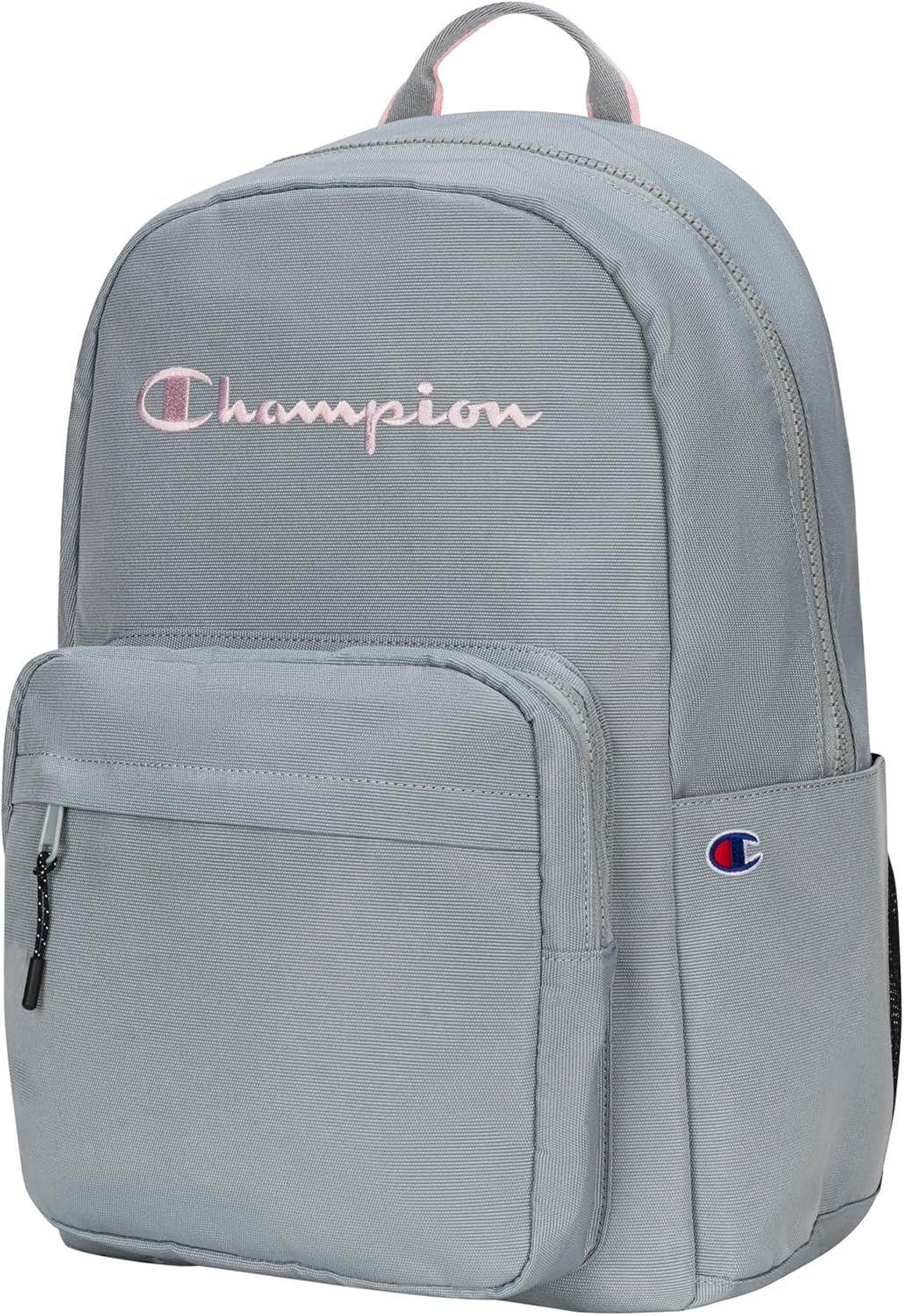 image:imageChampion Steady Laptop Backpack with Padded Adjustable Straps Water Bottle Pockets for Work Travel Commute Ballerina SlipperFuchsia One SizeGreyRose Shadow