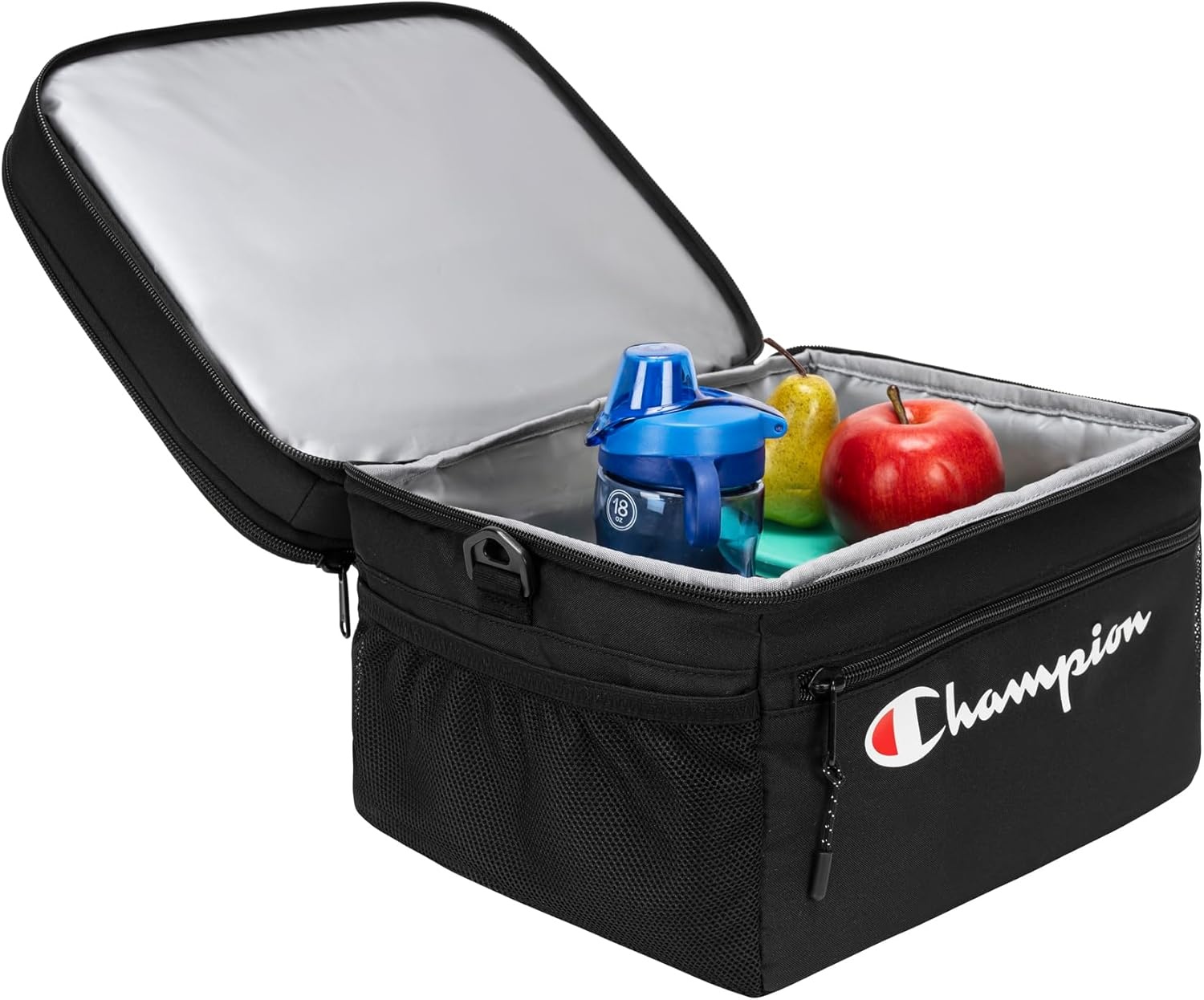 image:imageChampion System Soft Insulated Carryall with Dual Compartments Bottle Opener Adjustable StrapBlack