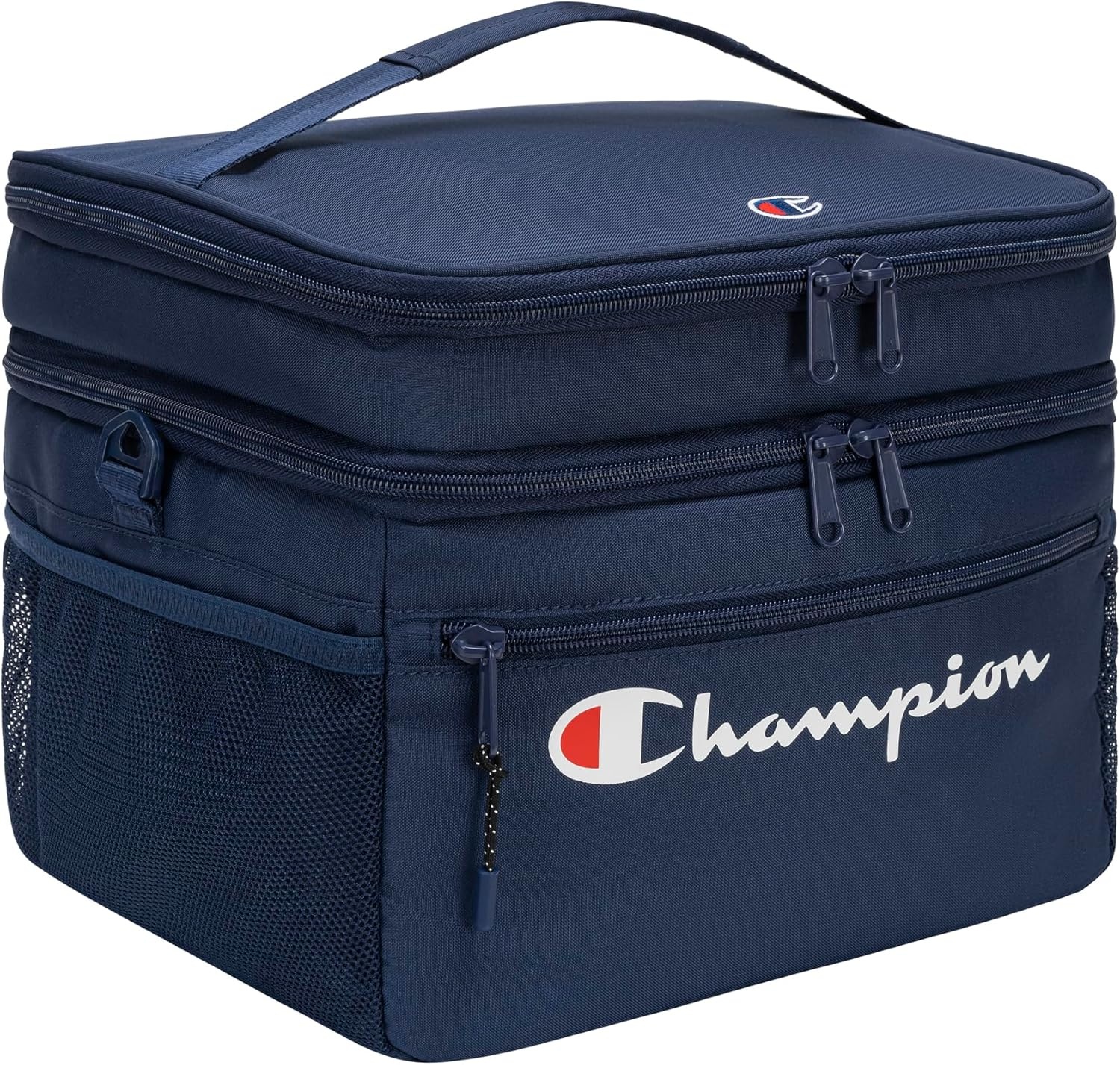 image:imageChampion System Soft Insulated Carryall with Dual Compartments Bottle Opener Adjustable StrapSail Away Navy
