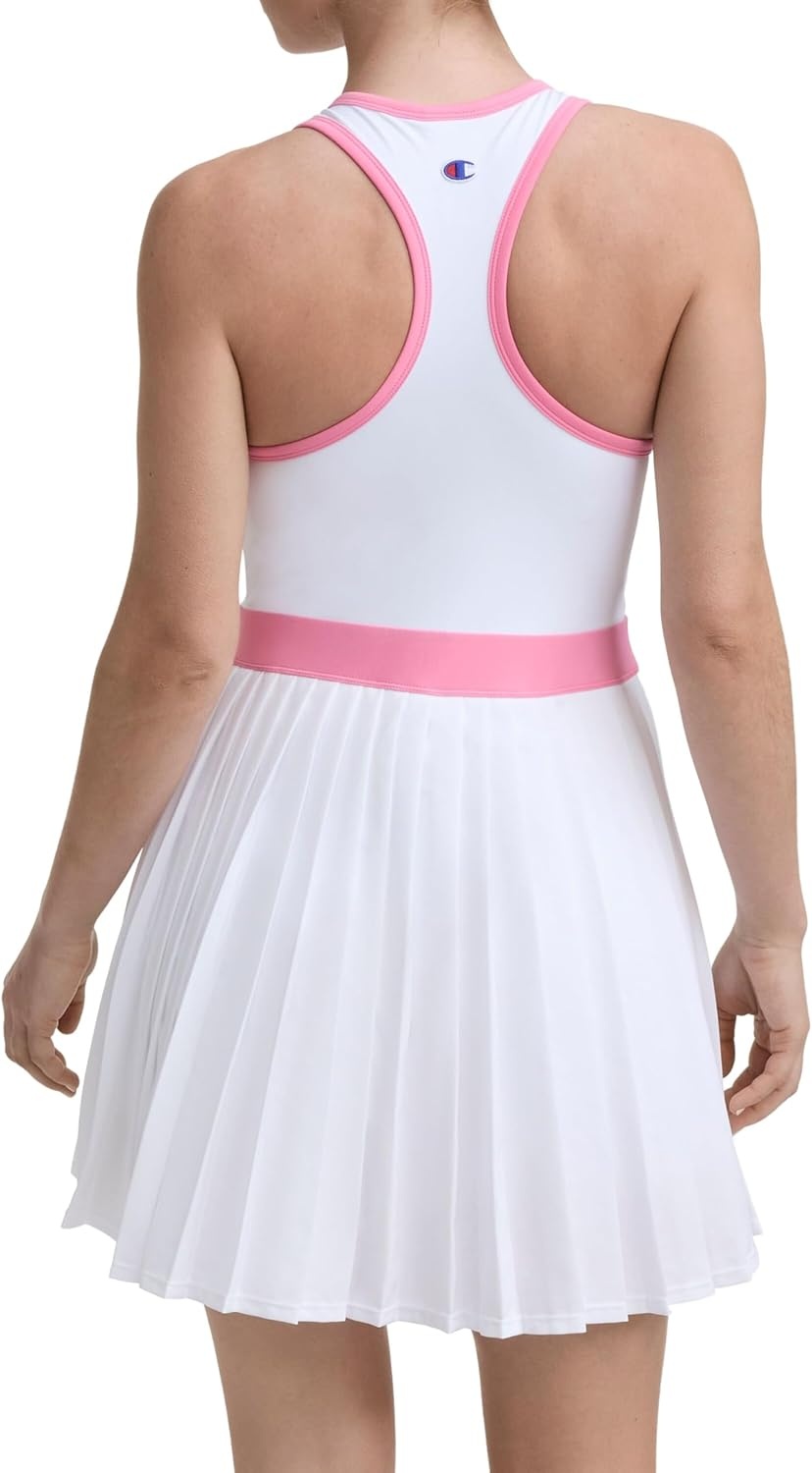 image:imageChampion Womens Match Point 14 Zip Sleeveless 325 Tennis Dress Fitted 3 Inner ShortBright White