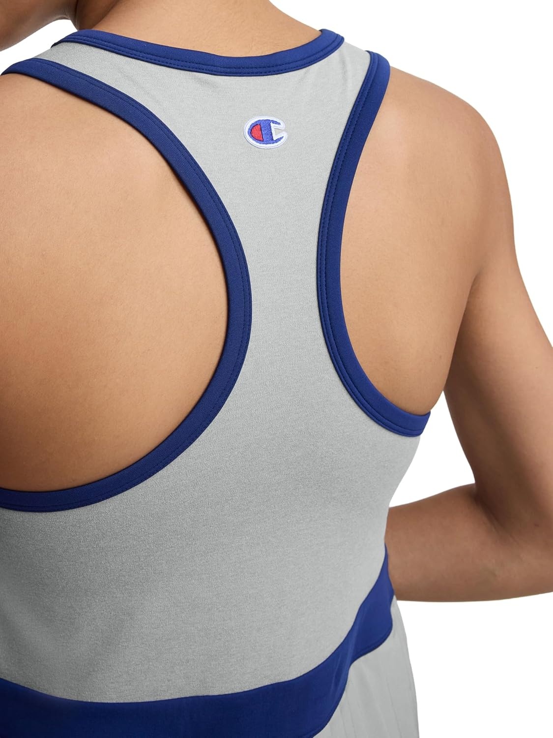 image:imageChampion Womens Match Point 14 Zip Sleeveless 325 Tennis Dress Fitted 3 Inner ShortOxford Gray Heather