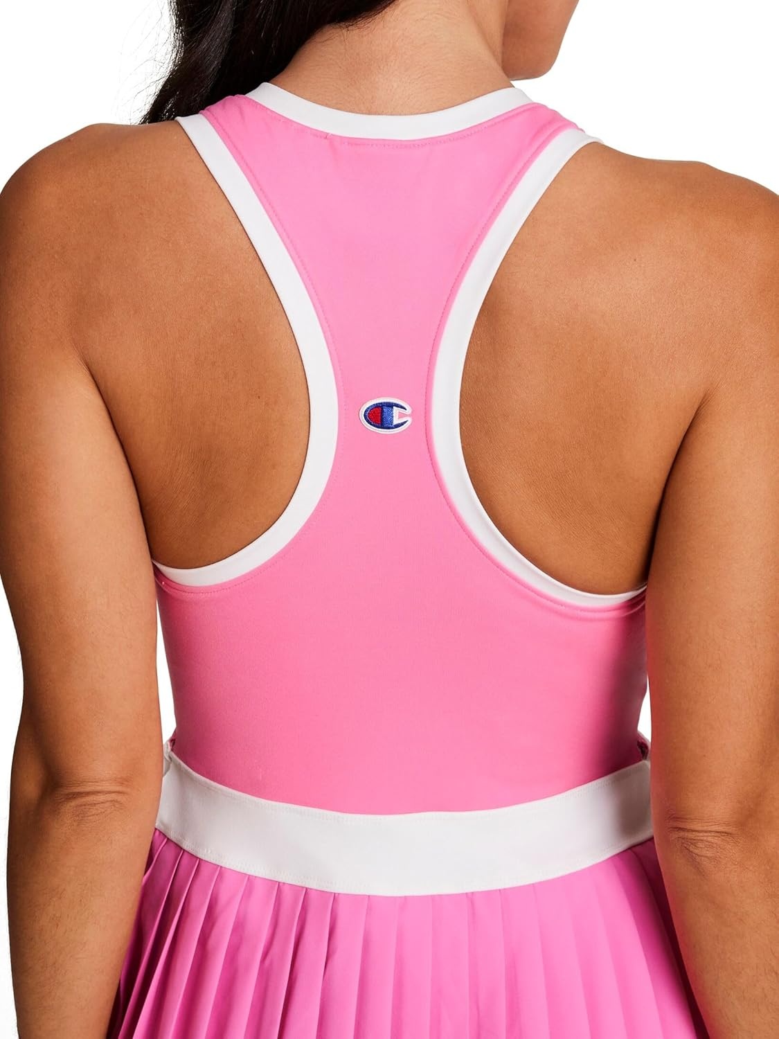 image:imageChampion Womens Match Point 14 Zip Sleeveless 325 Tennis Dress Fitted 3 Inner ShortPink Cosmos