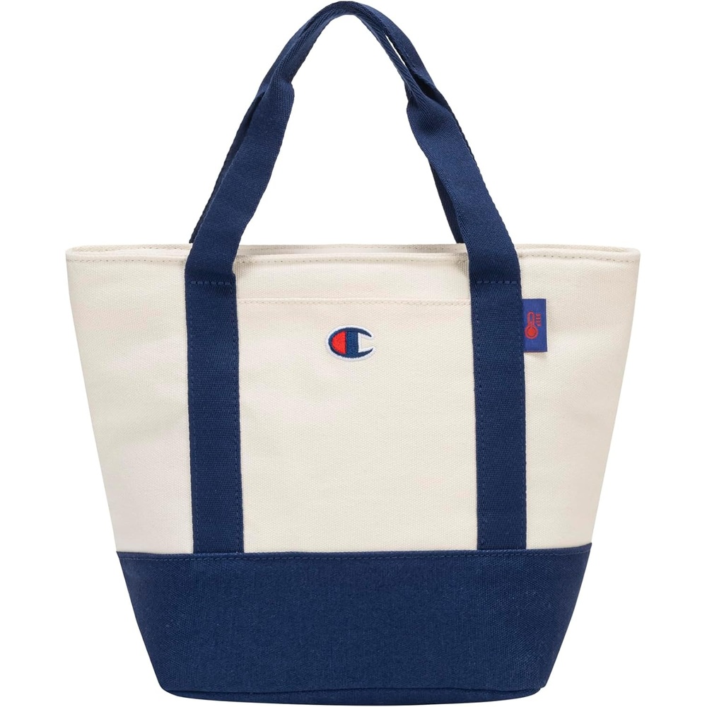 image:imageChampion Classic Canvas Insulated Lunch Tote with Front Slip Pocket Bottle LoopCottonVerdant Green