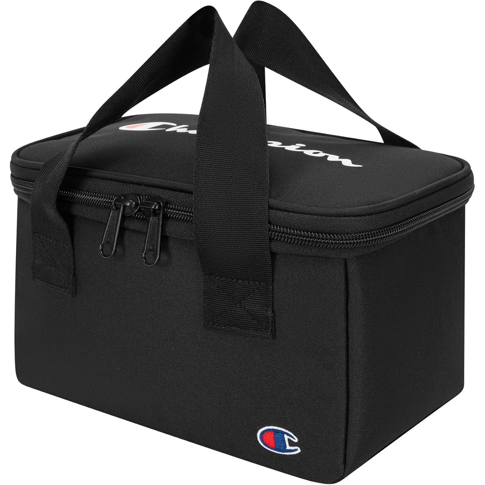 image:imageChampion System Soft Insulated Lunch Box with Carry Handles Side Zip Pocket Black One SizeBlack