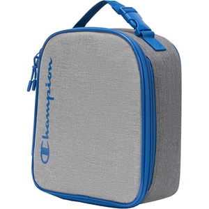 Champion Kids’ Merit Insulated Lunch Box with Carry Handle, No Leak Cooler Bag for Daily Use, Pink Heather/Dark Heather/Hot Pink, One Size(Endless Sky/Rose)