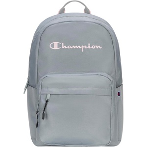Champion Steady Laptop Backpack with Padded Adjustable Straps, Water Bottle Pockets for Work, Travel, Commute, Ballerina Slipper/Fuchsia, One Size(Grey/Rose Shadow)