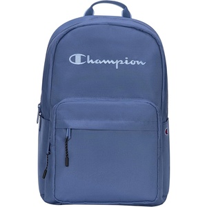 Champion Steady Laptop Backpack with Padded Adjustable Straps, Water Bottle Pockets for Work, Travel, Commute, Ballerina Slipper/Fuchsia, One Size(Seven Seas Blue/Pewter Blue)
