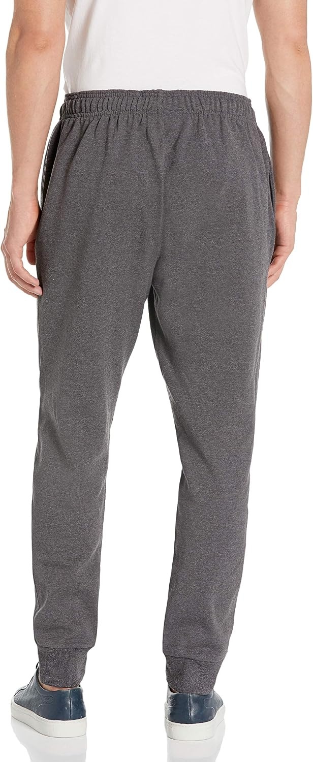 image:imageChampion Mens Fleece Joggers Sweatpants Standard Fit Midweight Fleece Available in Regular and Big amp TallGranite Heather C Logo